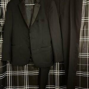 Classic Black Suit Jacket and Pants